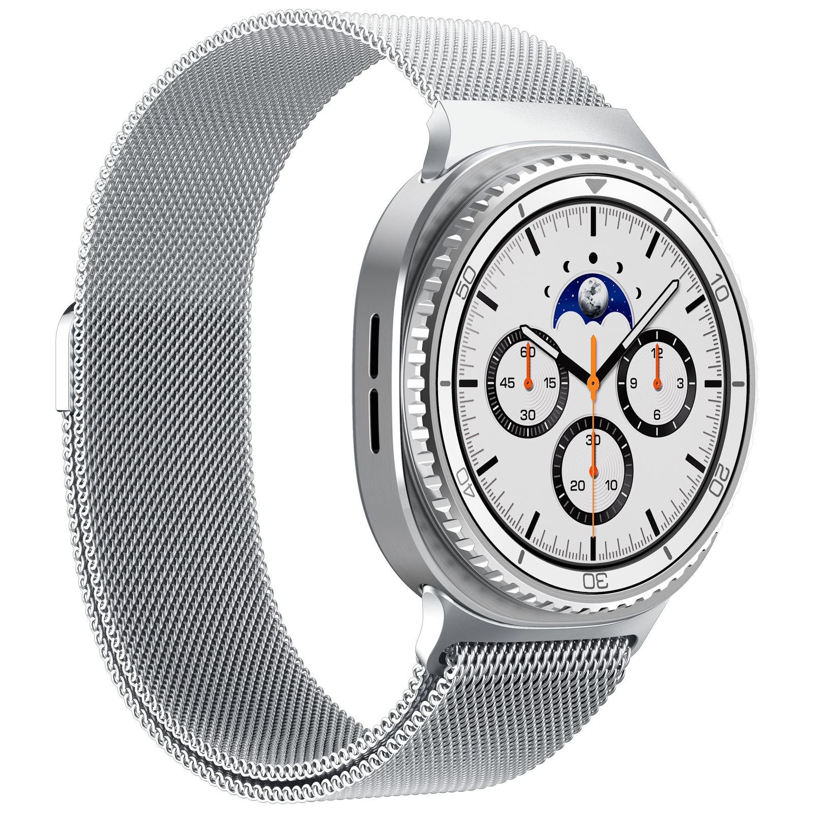 Spigen Metal Fit, silver - Samsung Samsung Galaxy Watch 8 (40/44/46mm) (5)