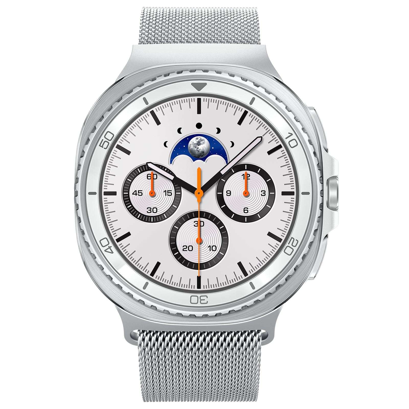 Spigen Metal Fit, silver - Samsung Samsung Galaxy Watch 8 (40/44/46mm) (9)