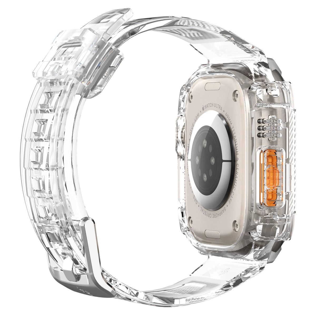 Spigen Rugged Armor Pro, crystal clear - Apple Watch Ultra 3/2/1 (13)