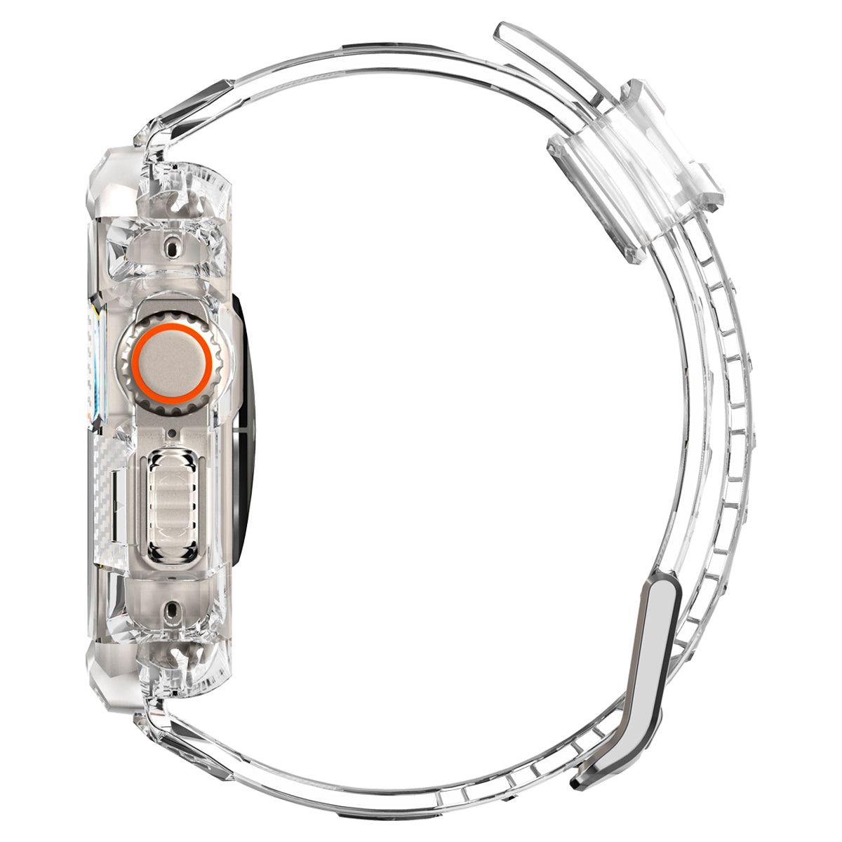 Spigen Rugged Armor Pro, crystal clear - Apple Watch Ultra 3/2/1 (6)