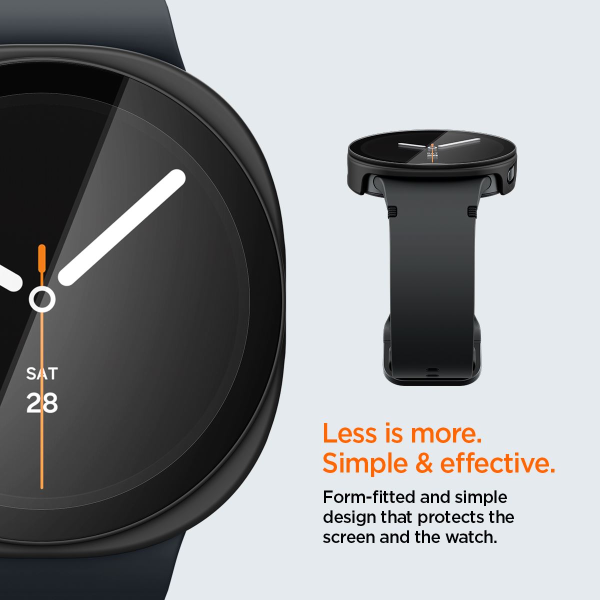 Spigen Thin Fit 360, black - Samsung Galaxy Watch 9/8 40mm (15)