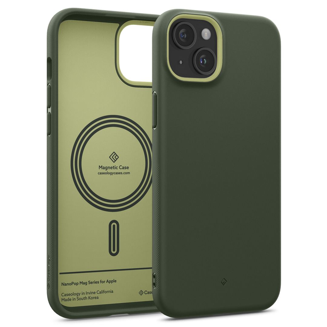 Spigen Caseology Nano Pop MagSafe, avo green - iPhone 15