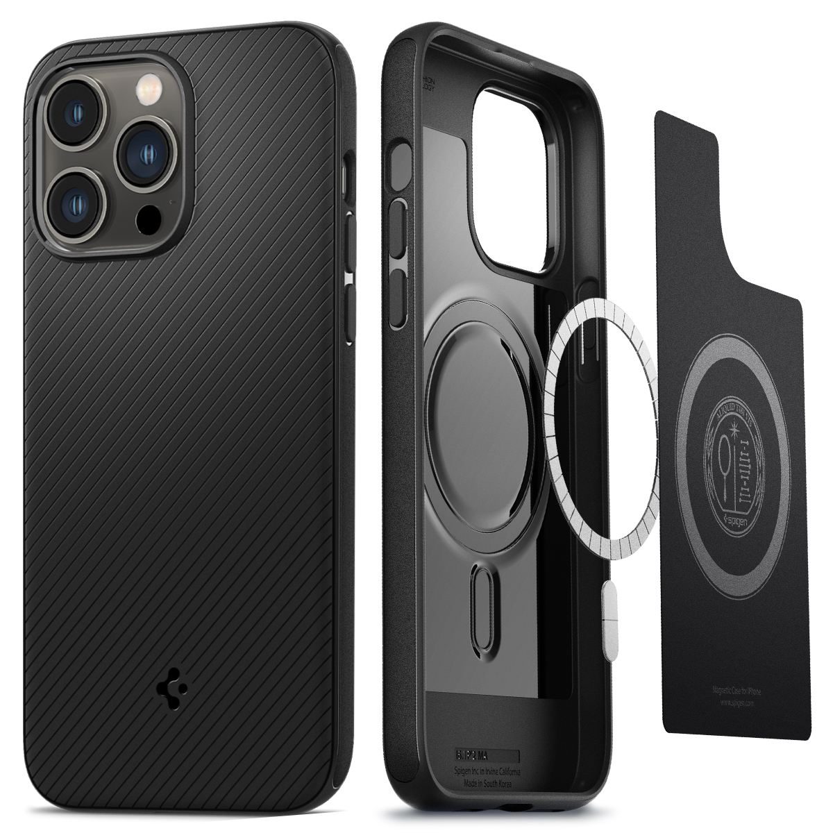 Spigen Mag Armor MagSafe, matte black - iPhone 14 Pro Max (1)