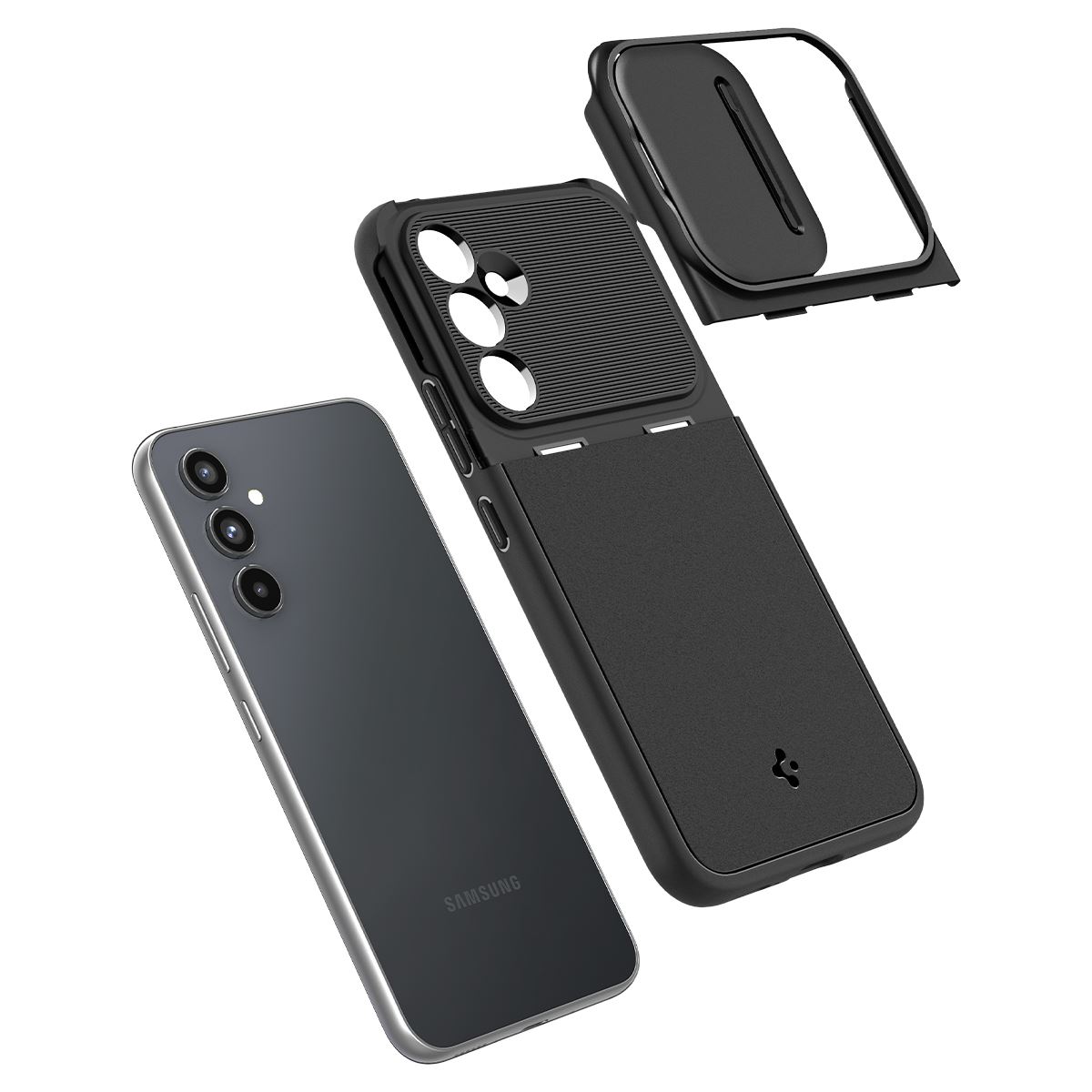 Spigen Optik Armor, black - Samsung Galaxy A54 5G (12)