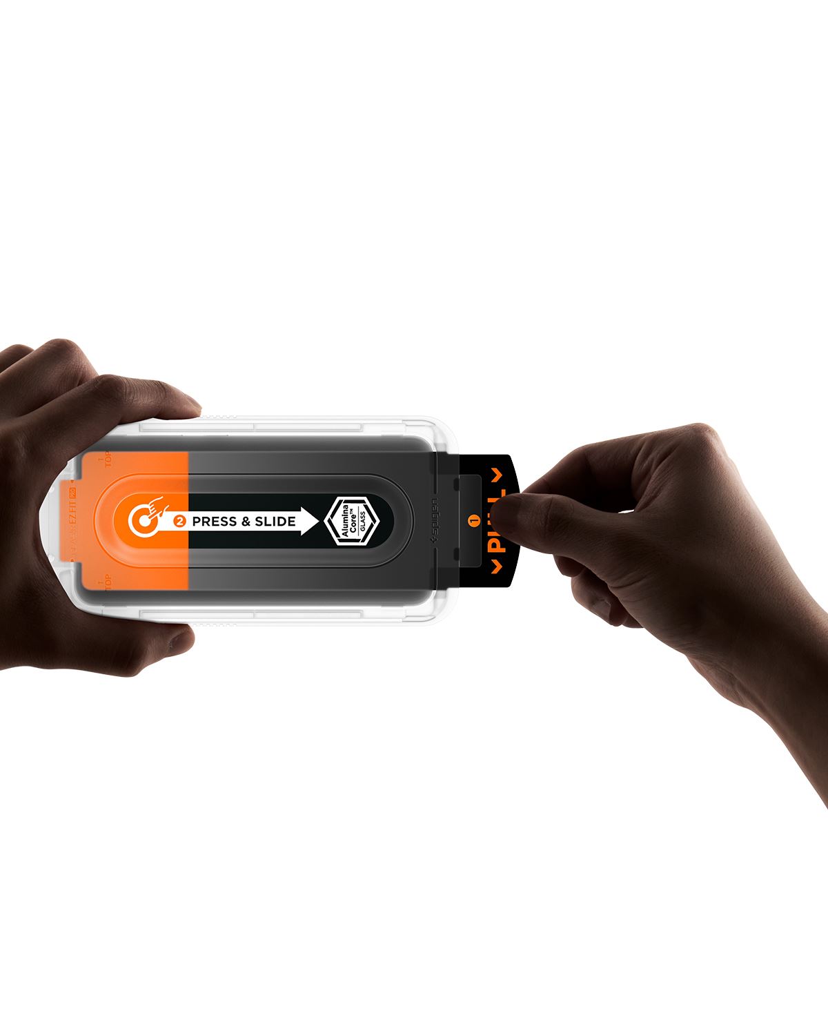 Spigen Glass tR EZ Fit Pro HD 1 Pack, transparency - Samsung Galaxy S25 FE (5)