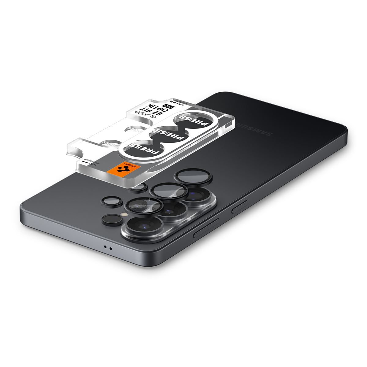 Spigen Glass tR EZ Fit Optik Pro HD 2 Pack, black - Samsung Galaxy S26 Ultra (6)