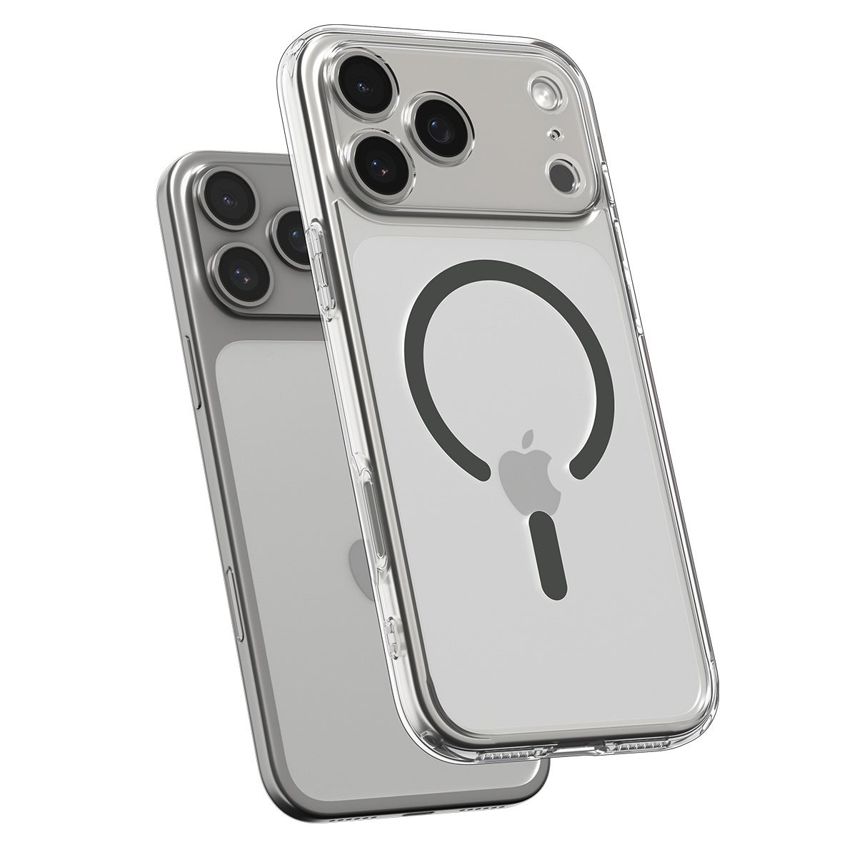 Spigen Ultra Hybrid MagSafe, clear graphite - iPhone 17 Pro (5)