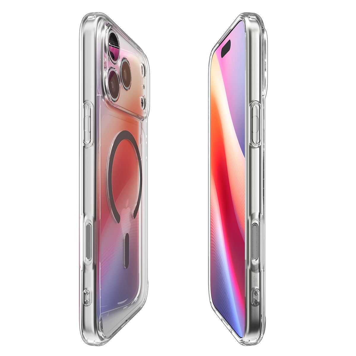 Spigen Ultra Hybrid MagSafe, clear graphite - iPhone 17 Pro (6)