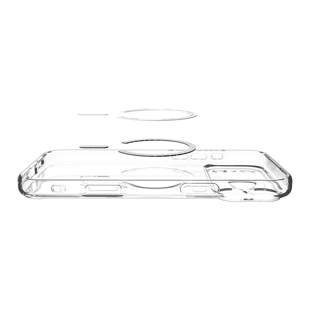 Spigen Ultra Hybrid MagSafe, clear graphite - iPhone 17 Pro (7)