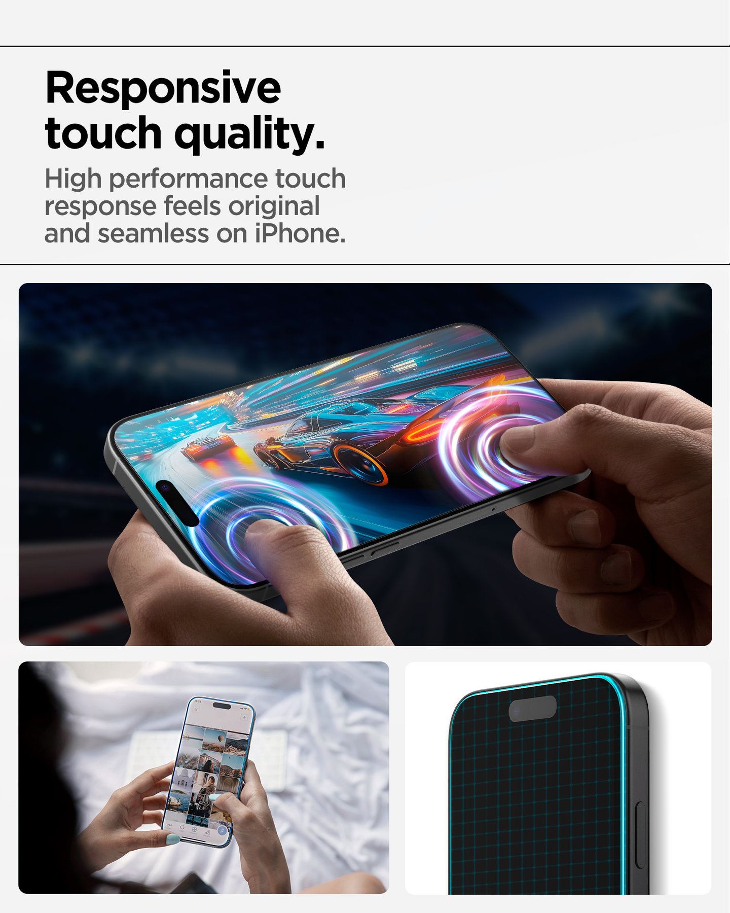 Spigen Glass tR AlignMaster S 3 Pack - iPhone 17 (14)