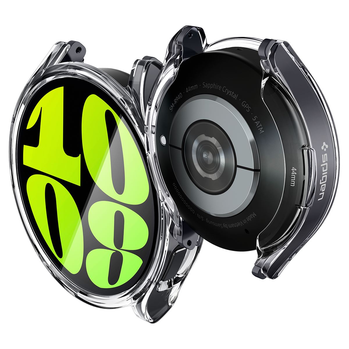 Spigen Ultra Hybrid, crystal clear - Samsung Galaxy Watch6 44mm (8)