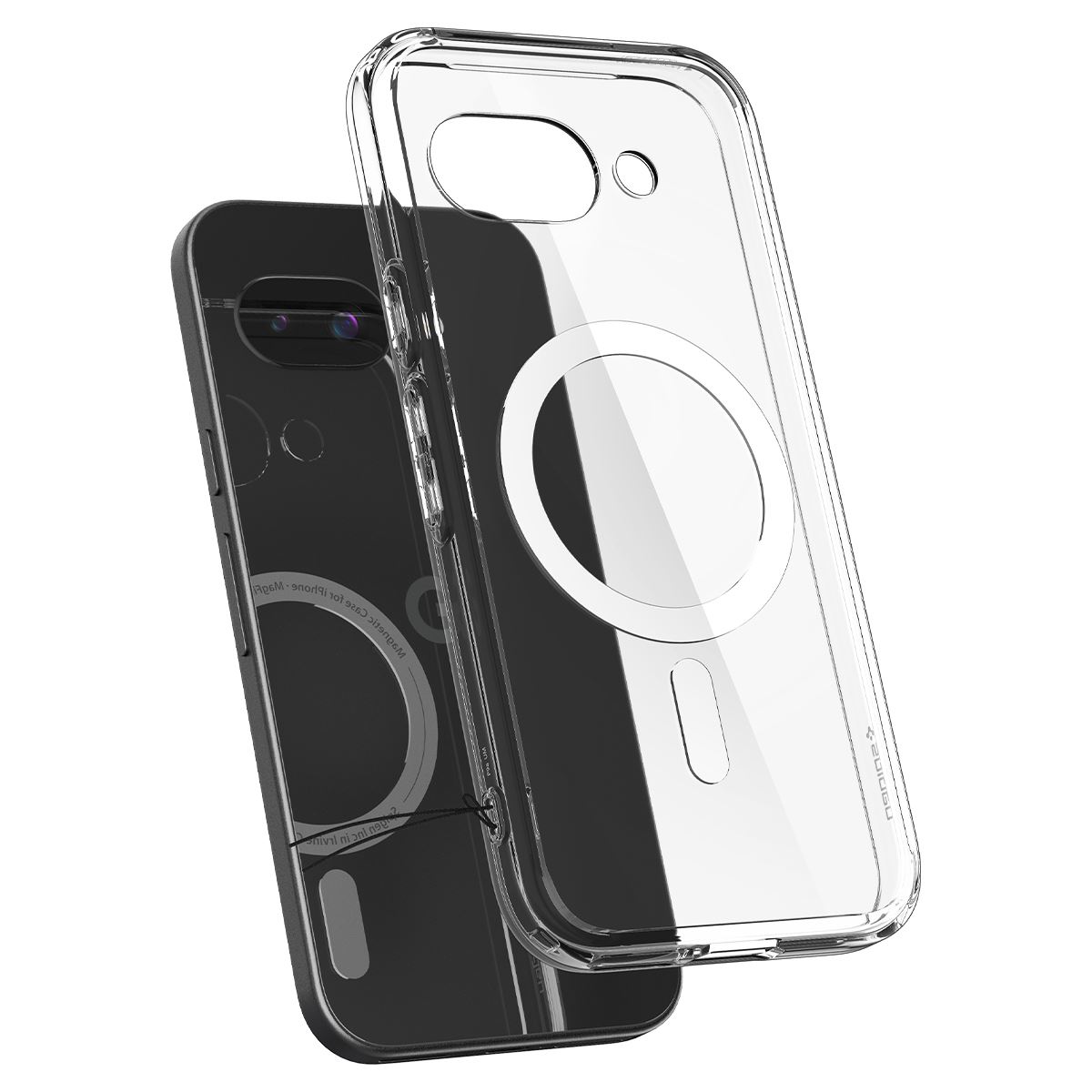 Spigen Ultra Hybrid MagSafe, clear white - Google Pixel 9a (7)