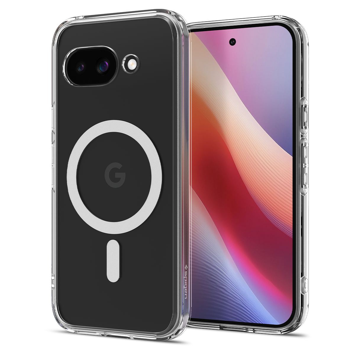 Spigen Ultra Hybrid MagSafe, clear white - Google Pixel 9a