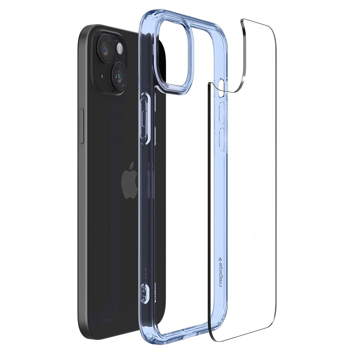 Spigen Ultra Hybrid, sky crystal - iPhone 15 (8)