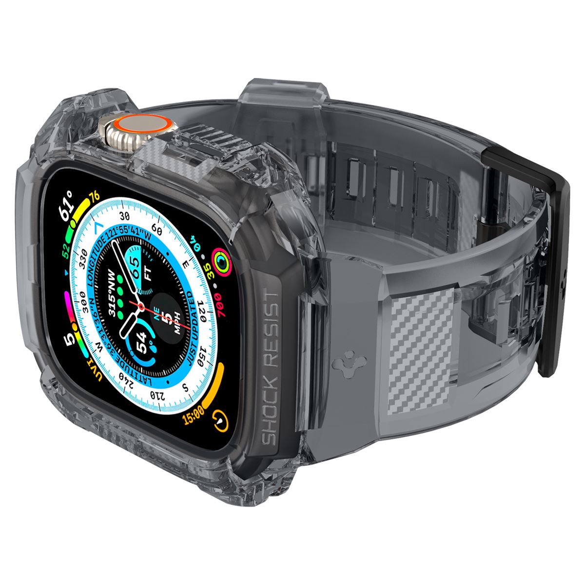 Spigen Rugged Armor Pro, space crystal - Apple Watch Ultra 3/2/1 (3)