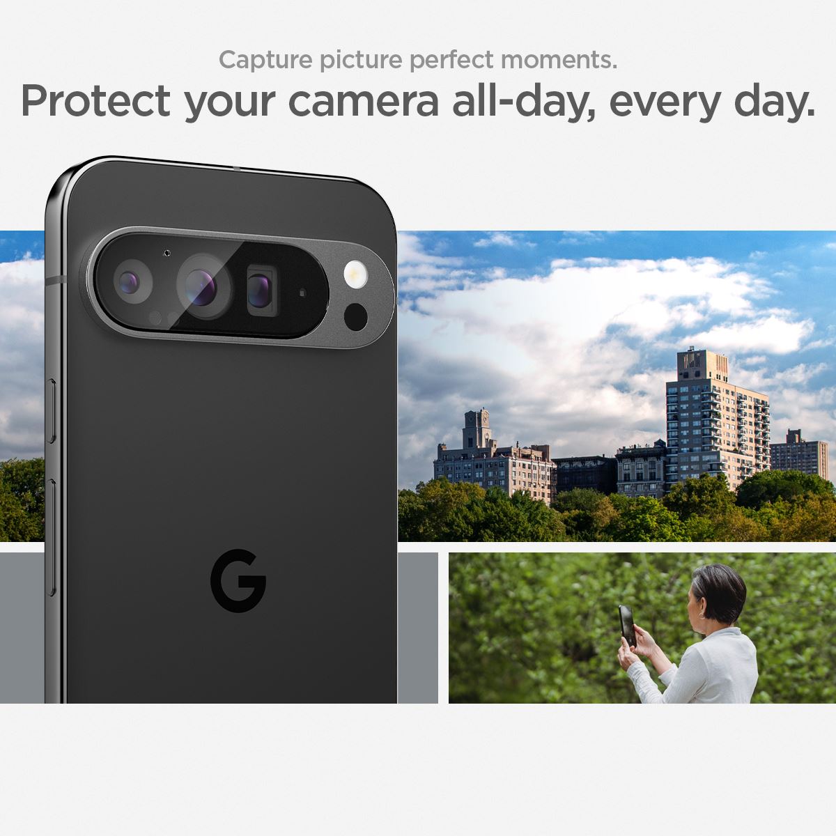 Spigen Glass tR EZ Fit Optik 2 Pack, crystal clear - Google Pixel 9 Pro XL (12)