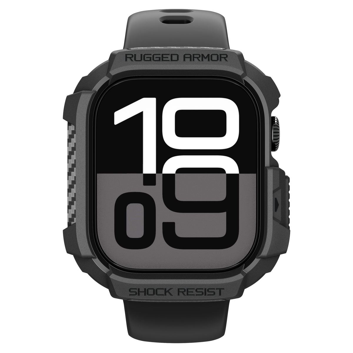 Spigen Rugged Armor 2, matte black - Apple Watch 11 46mm (5)
