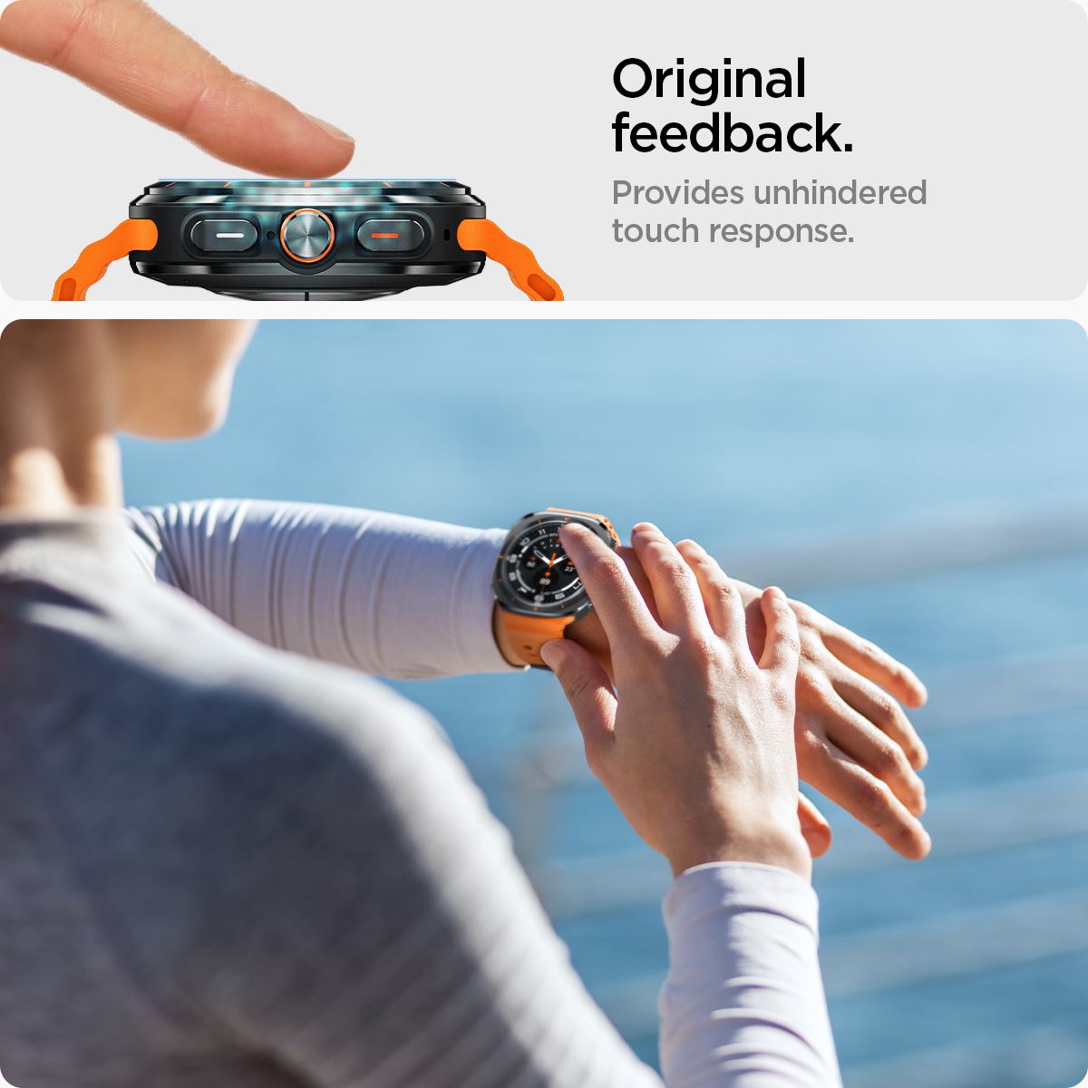 Spigen Glass tR EZ Fit 2 Pack , transparency - Samsung Galaxy Watch Ultra (9)