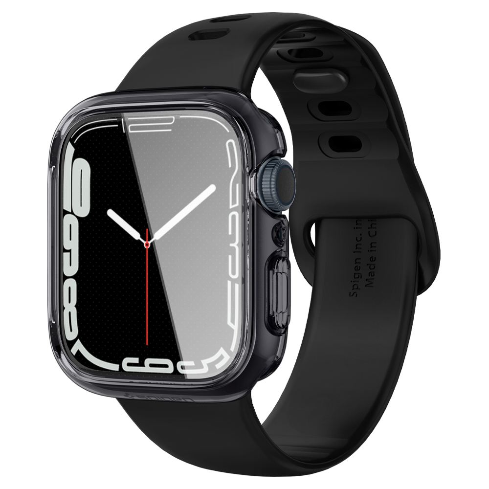 Spigen Ultra Hybrid, space clear - Apple Watch 9/8/7 45mm (1)