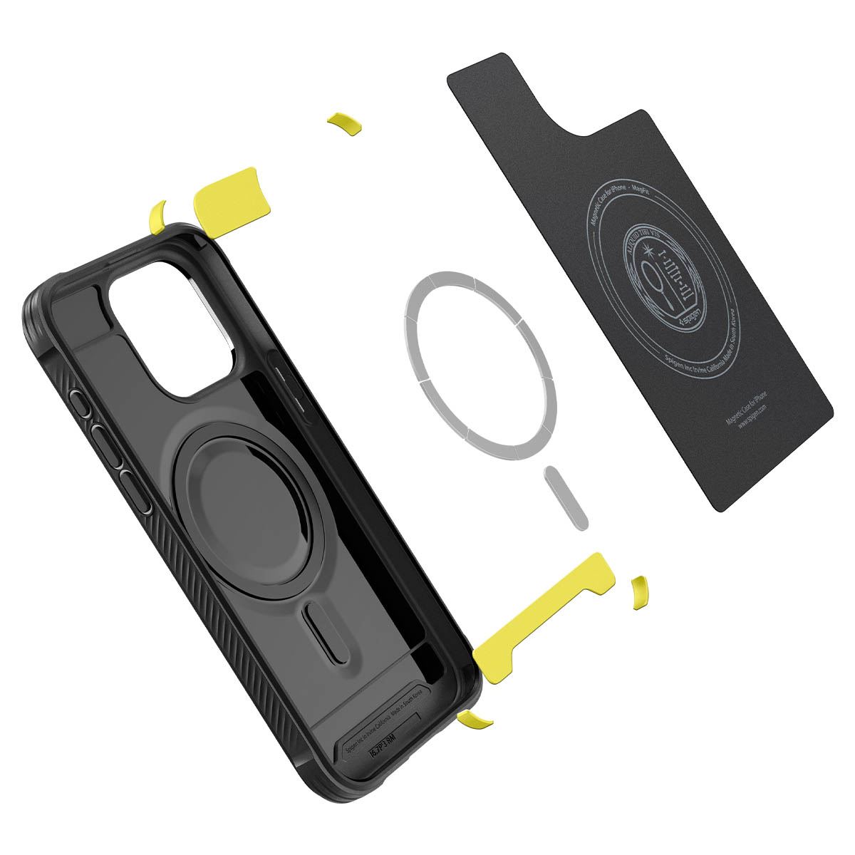Spigen Rugged Armor MagSafe, matte black - iPhone 15 Pro Max (9)