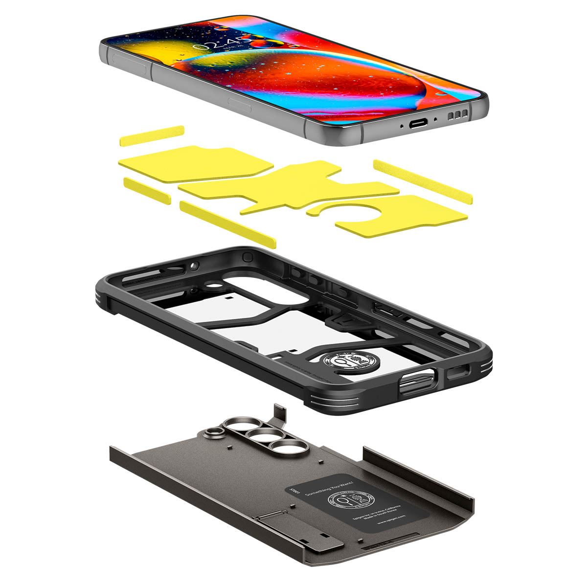 Spigen Tough Armor, gunmetal - Samsung Galaxy S23 (7)