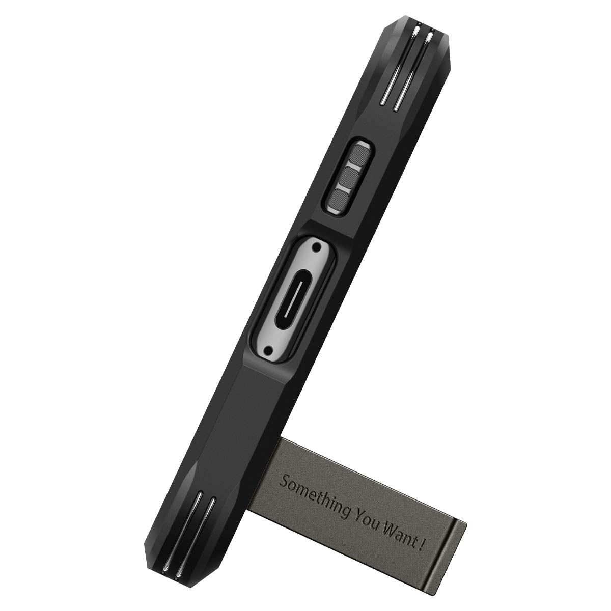 Spigen Tough Armor, gunmetal - Samsung Galaxy S23 (8)