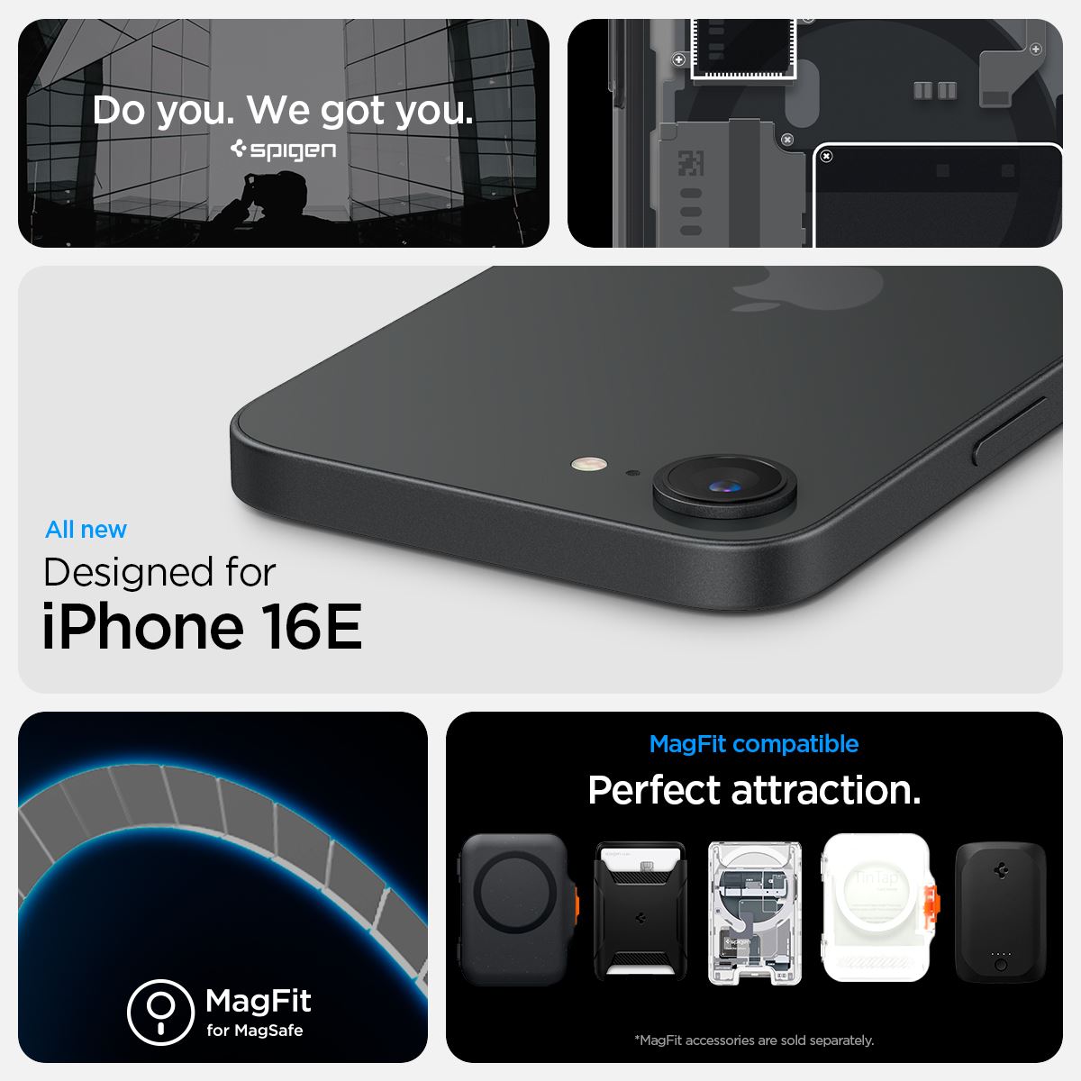 Spigen Ultra Hybrid MagSafe, zero one black - iPhone 16e (12)