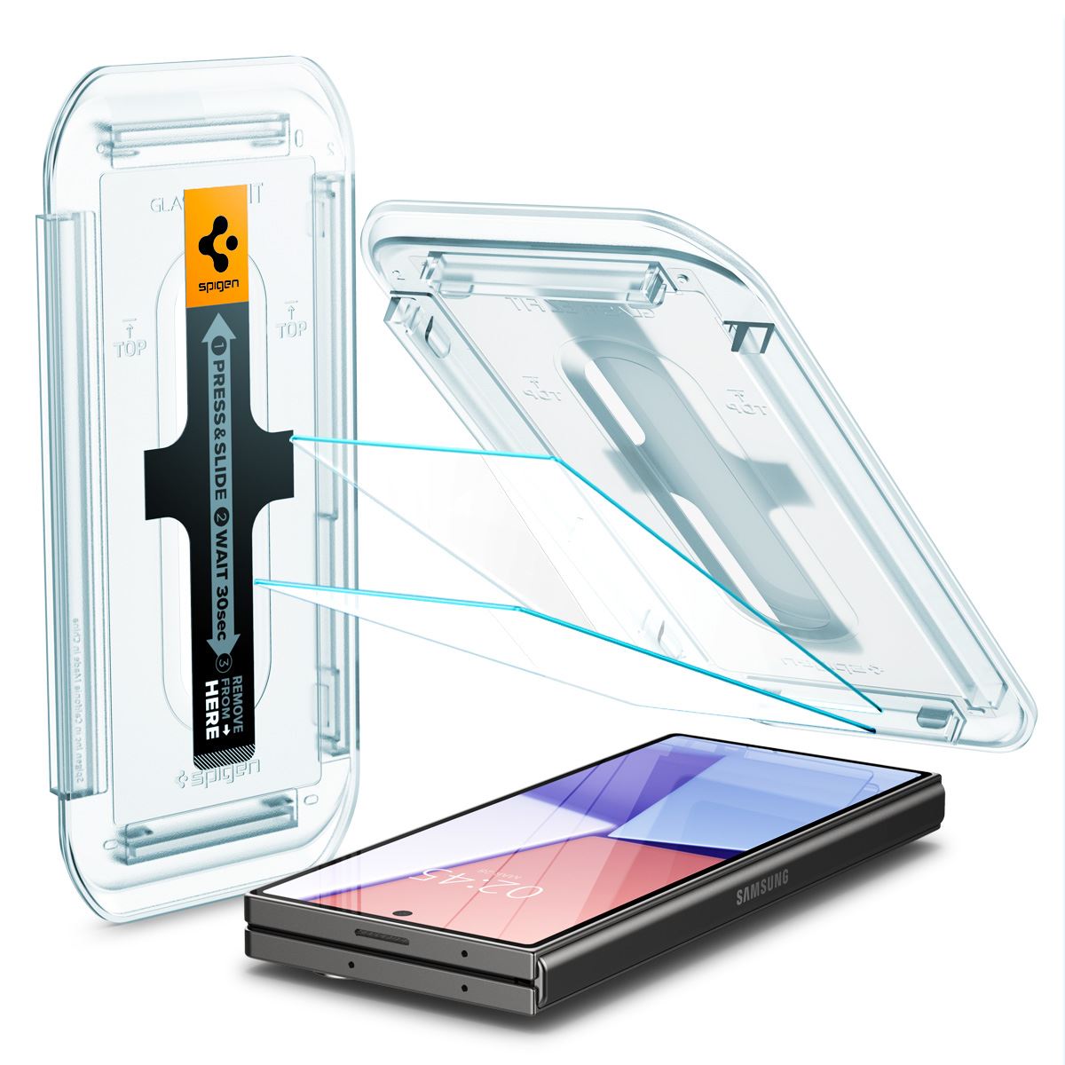 Spigen Glass tR EZ Fit Cover 2 Pack - Samsung Galaxy Z Fold6 (14)