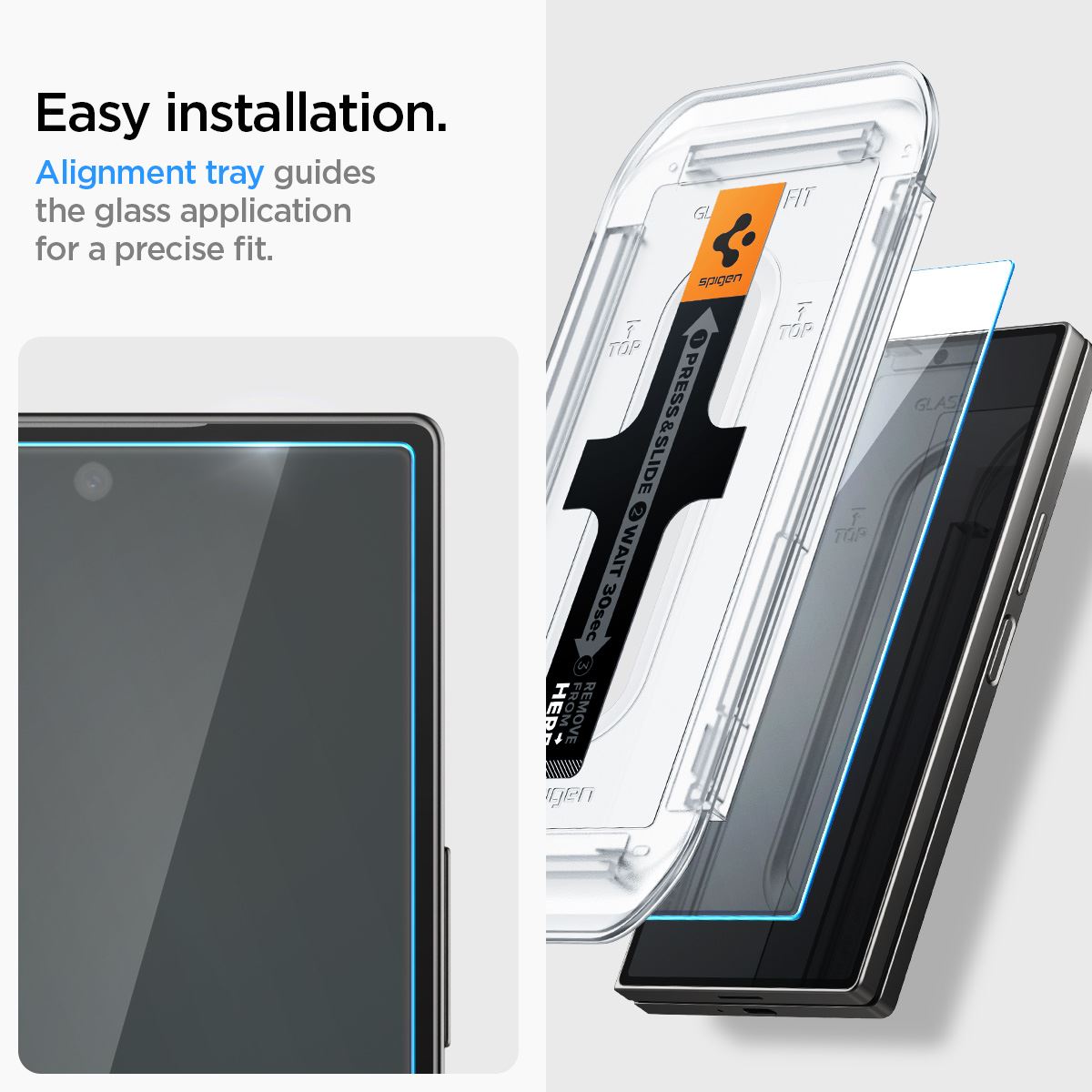 Spigen Glass tR EZ Fit Cover 2 Pack - Samsung Galaxy Z Fold6 (9)