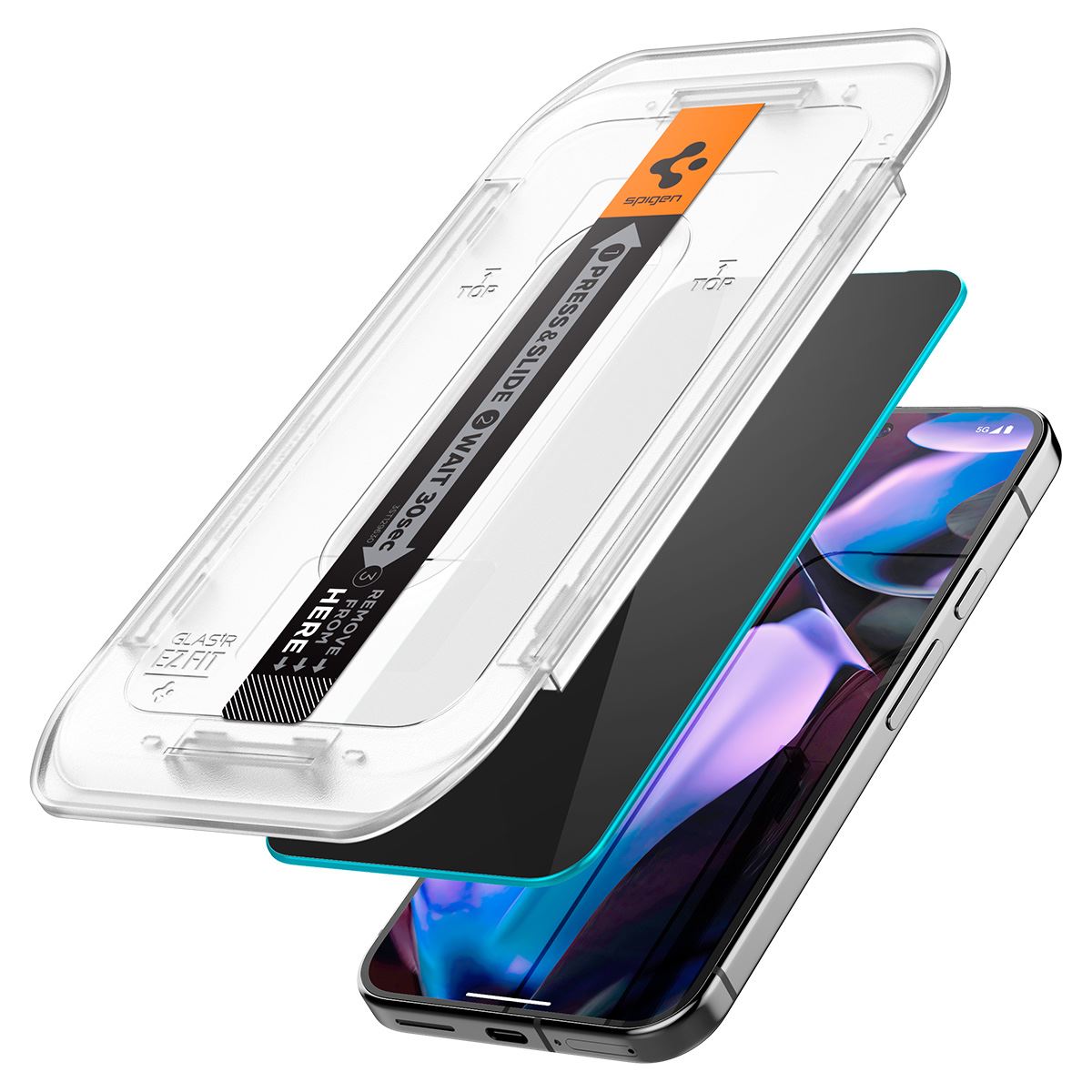 Spigen Glass tR EZ Fit (Privacy) 2 Pack - Google Pixel 9 Pro/9 (2)
