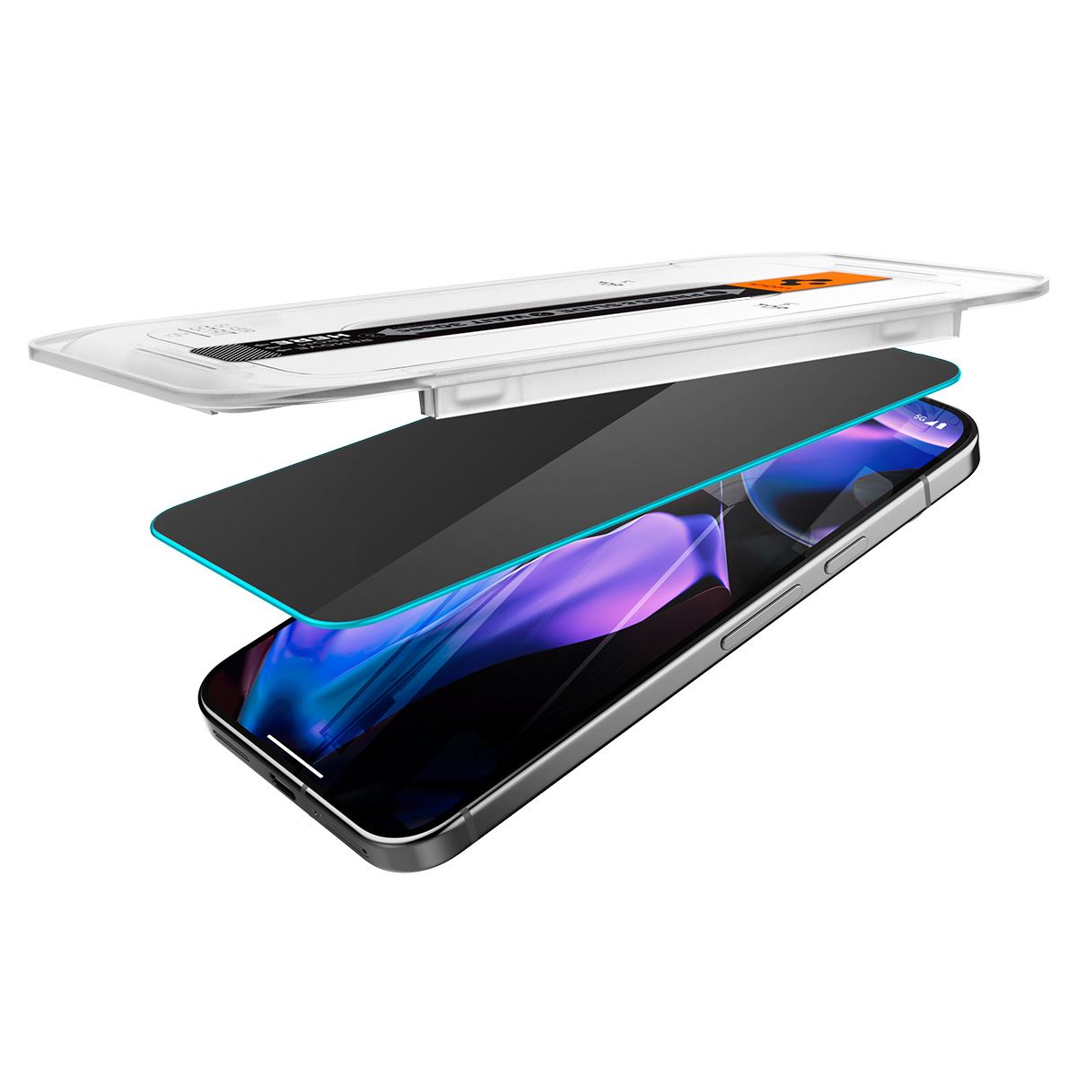 Spigen Glass tR EZ Fit (Privacy) 2 Pack - Google Pixel 9 Pro/9 (5)