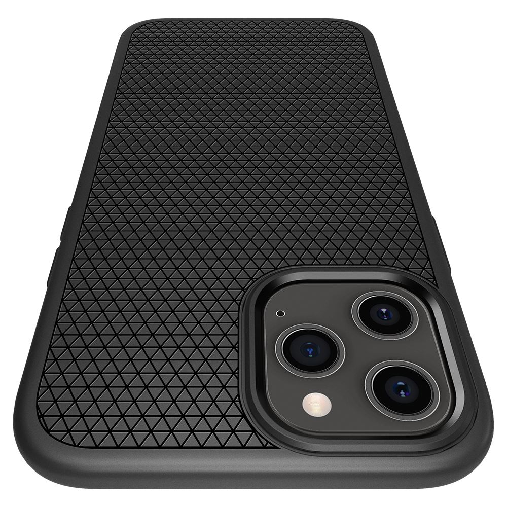 Spigen Liquid Air, black - iPhone 12/Pro (6)