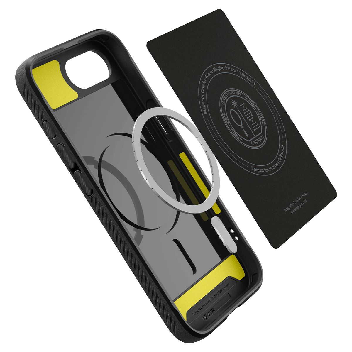Spigen Rugged Armor MagSafe, matte black - iPhone 16e (10)