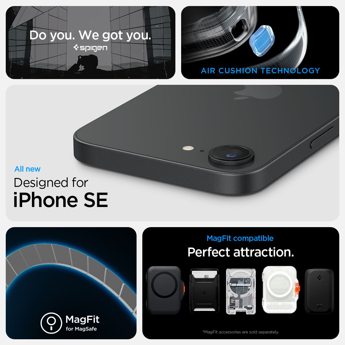 Spigen Rugged Armor MagSafe, matte black - iPhone 16e (11)