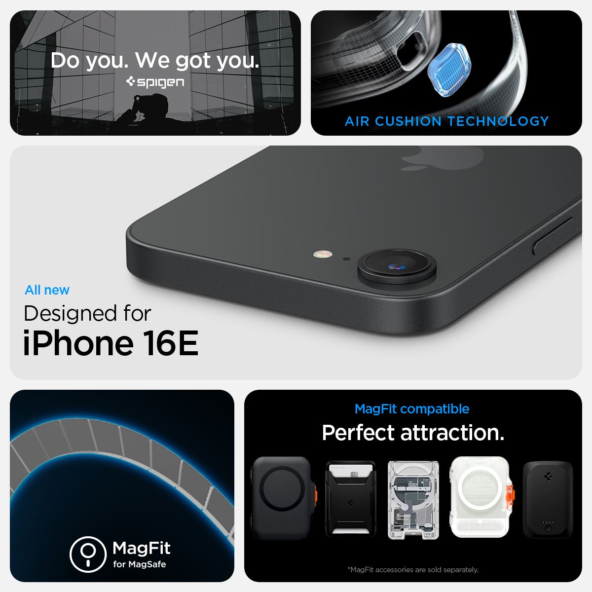 Spigen Rugged Armor MagSafe, matte black - iPhone 16e (12)
