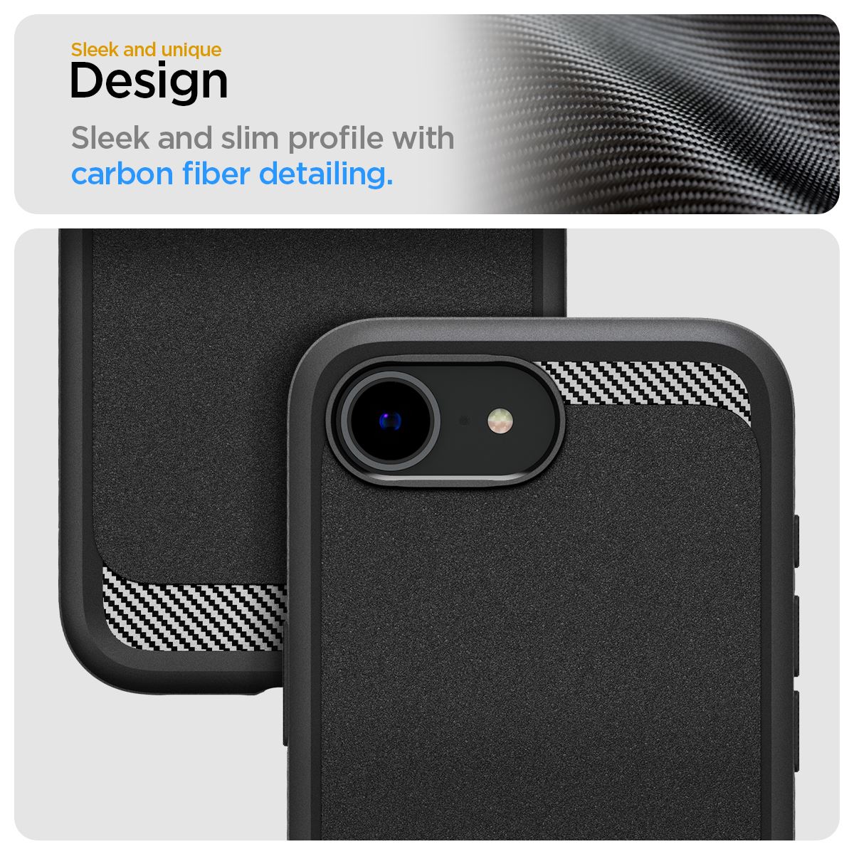 Spigen Rugged Armor MagSafe, matte black - iPhone 16e (14)