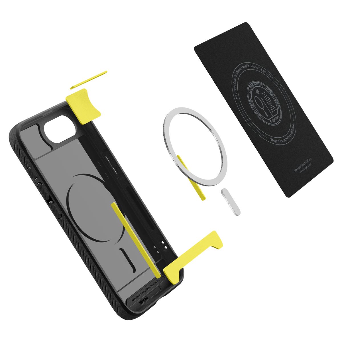 Spigen Rugged Armor MagSafe, matte black - iPhone 16e (8)