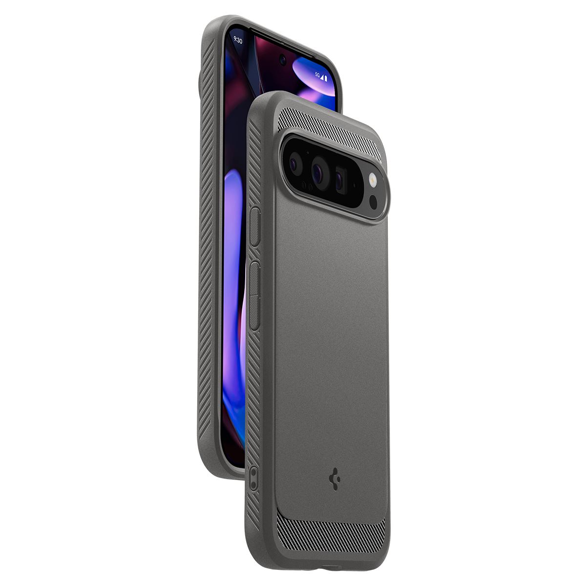 Spigen Rugged Armor, marble gray - Google Pixel 9 Pro XL (7)