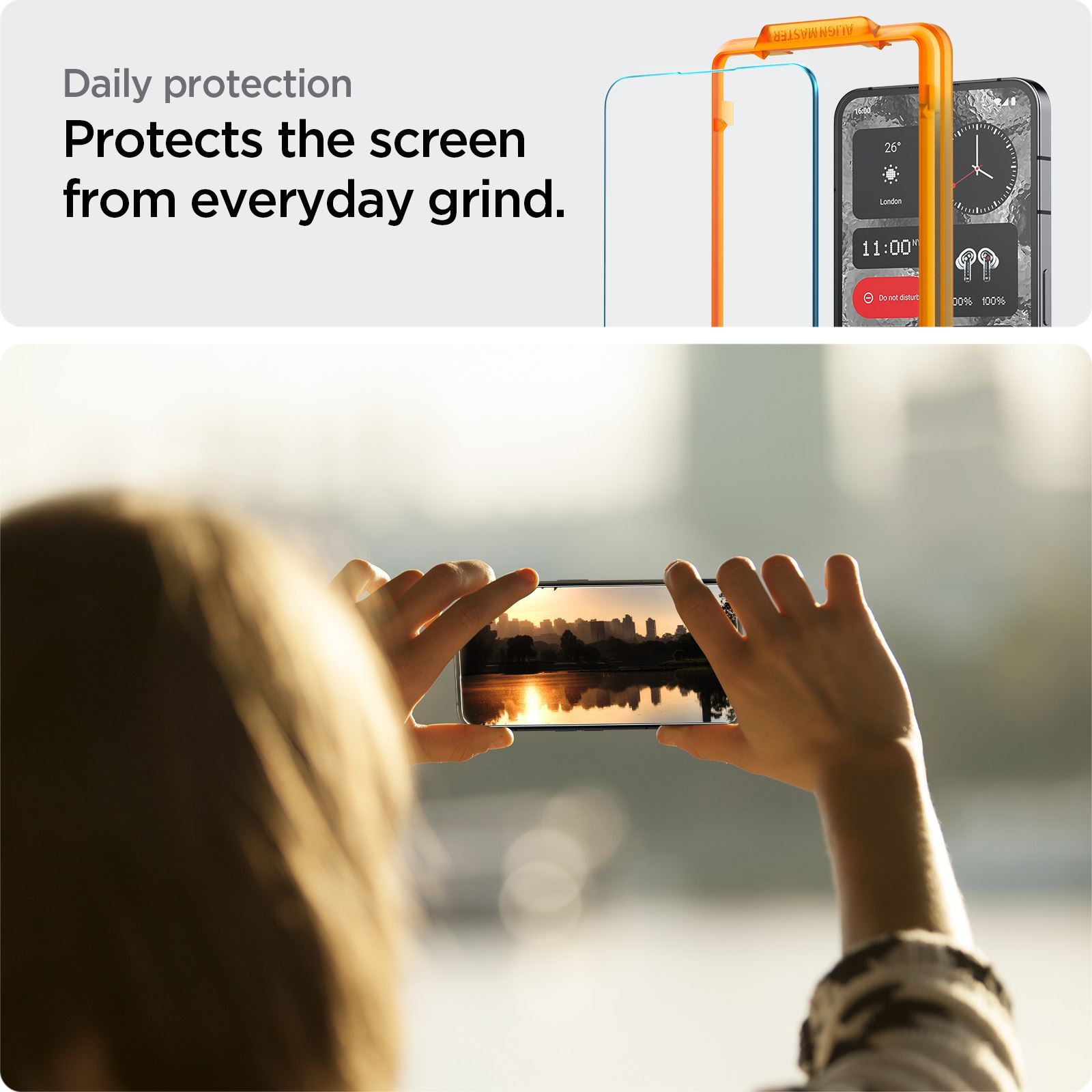 Spigen Glass tR AlignMaster 2 Pack - Nothing Phone (2) (10)