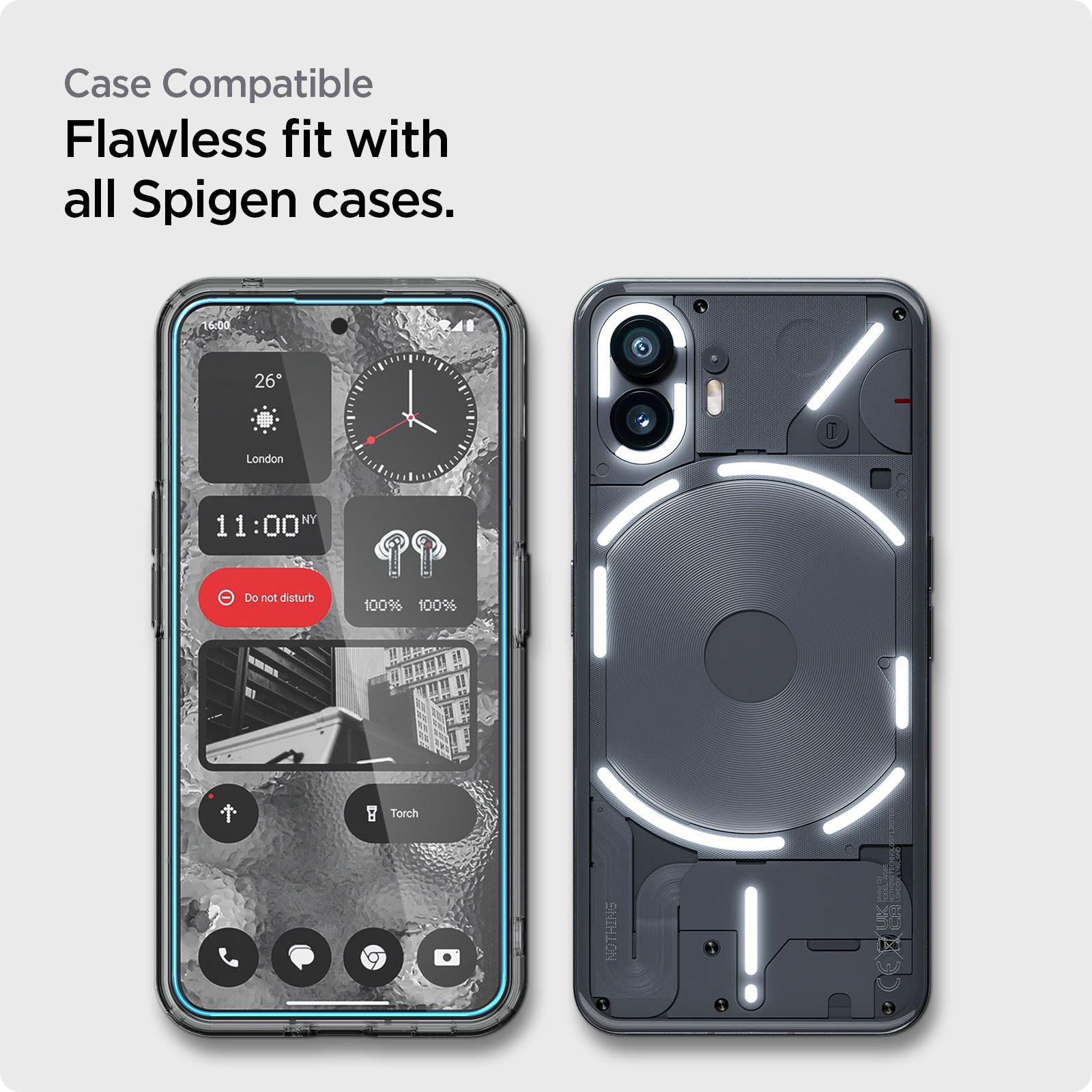 Spigen Glass tR AlignMaster 2 Pack - Nothing Phone (2) (11)