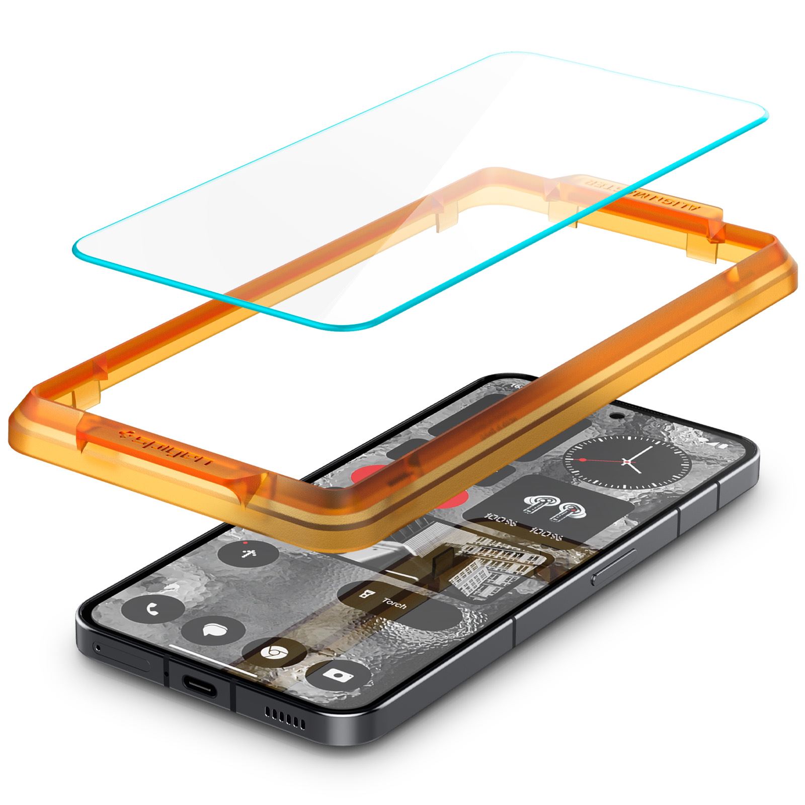 Spigen Glass tR AlignMaster 2 Pack - Nothing Phone (2) (5)