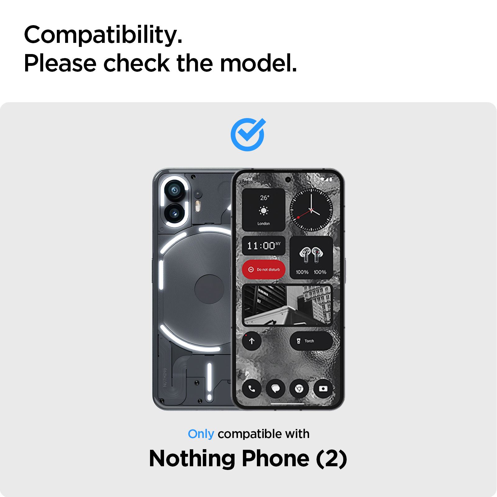 Spigen Glass tR AlignMaster 2 Pack - Nothing Phone (2) (6)