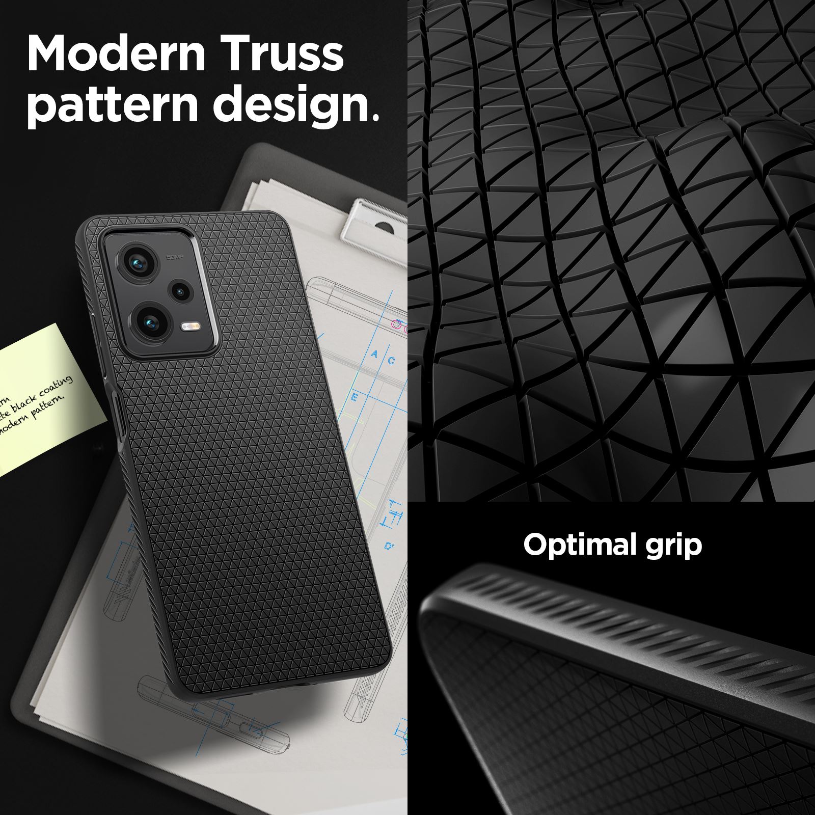 Spigen Liquid Air, black - Xiaomi Redmi Note 12 Pro 5G/POCO X5 Pro 5G (13)