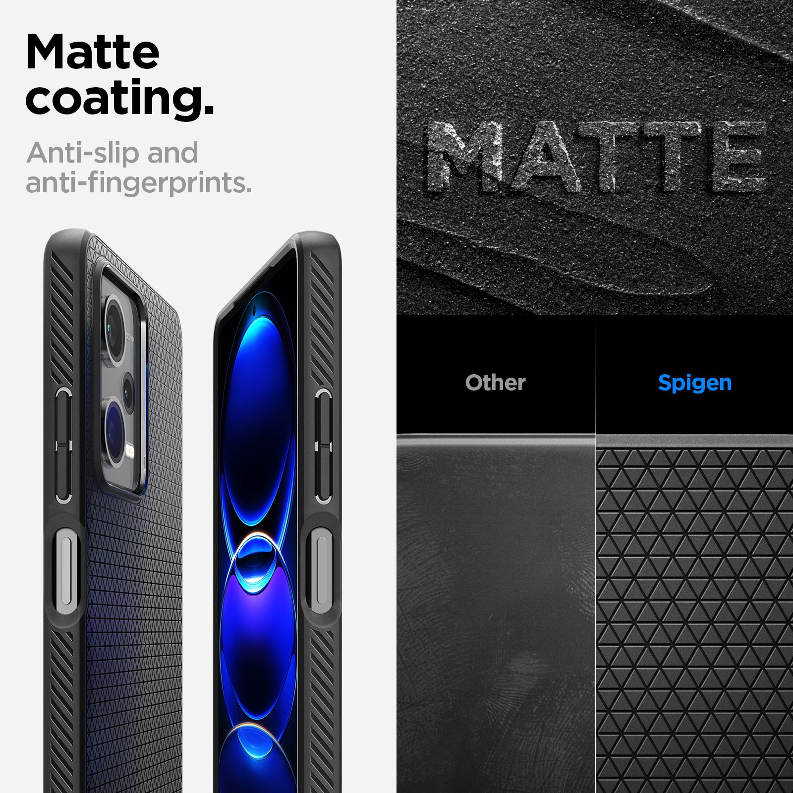 Spigen Liquid Air, black - Xiaomi Redmi Note 12 Pro 5G/POCO X5 Pro 5G (15)