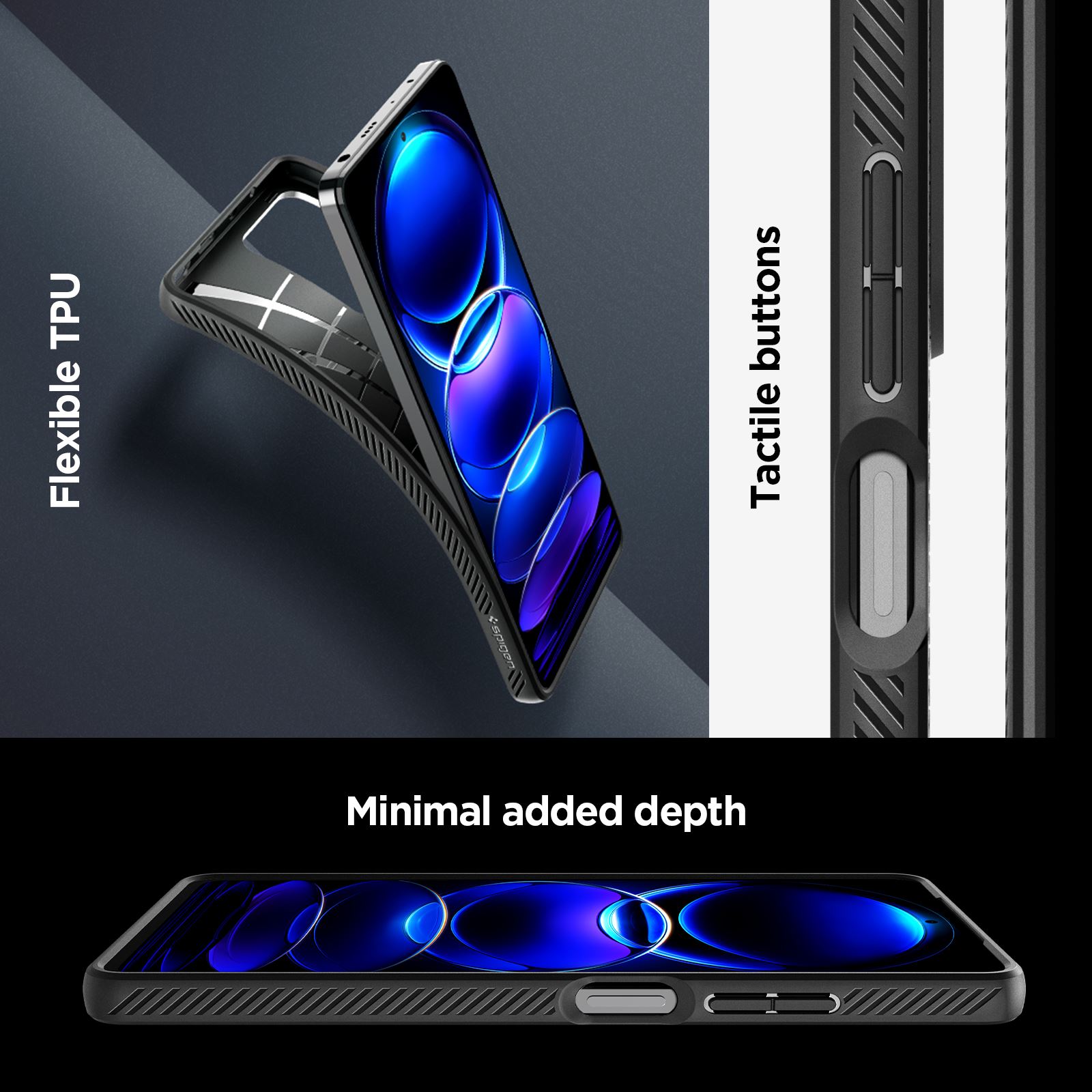 Spigen Liquid Air, black - Xiaomi Redmi Note 12 Pro 5G/POCO X5 Pro 5G (17)