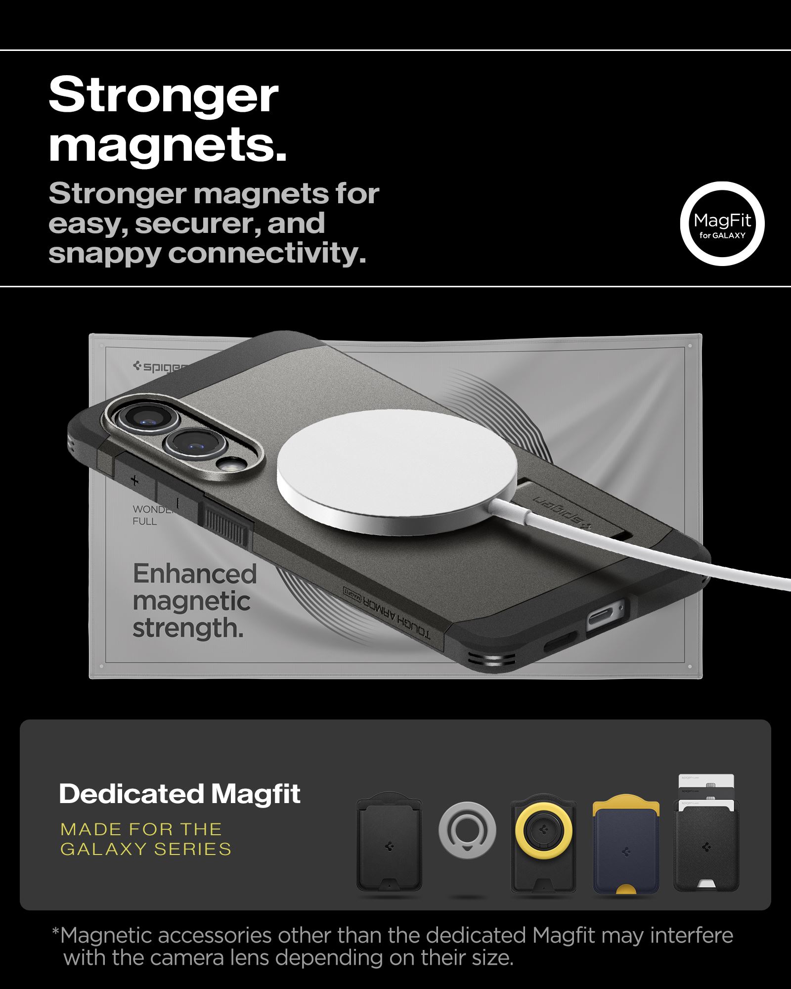 Spigen Tough Armor MagSafe, gunmetal - Samsung Galaxy S25 Edge (14)