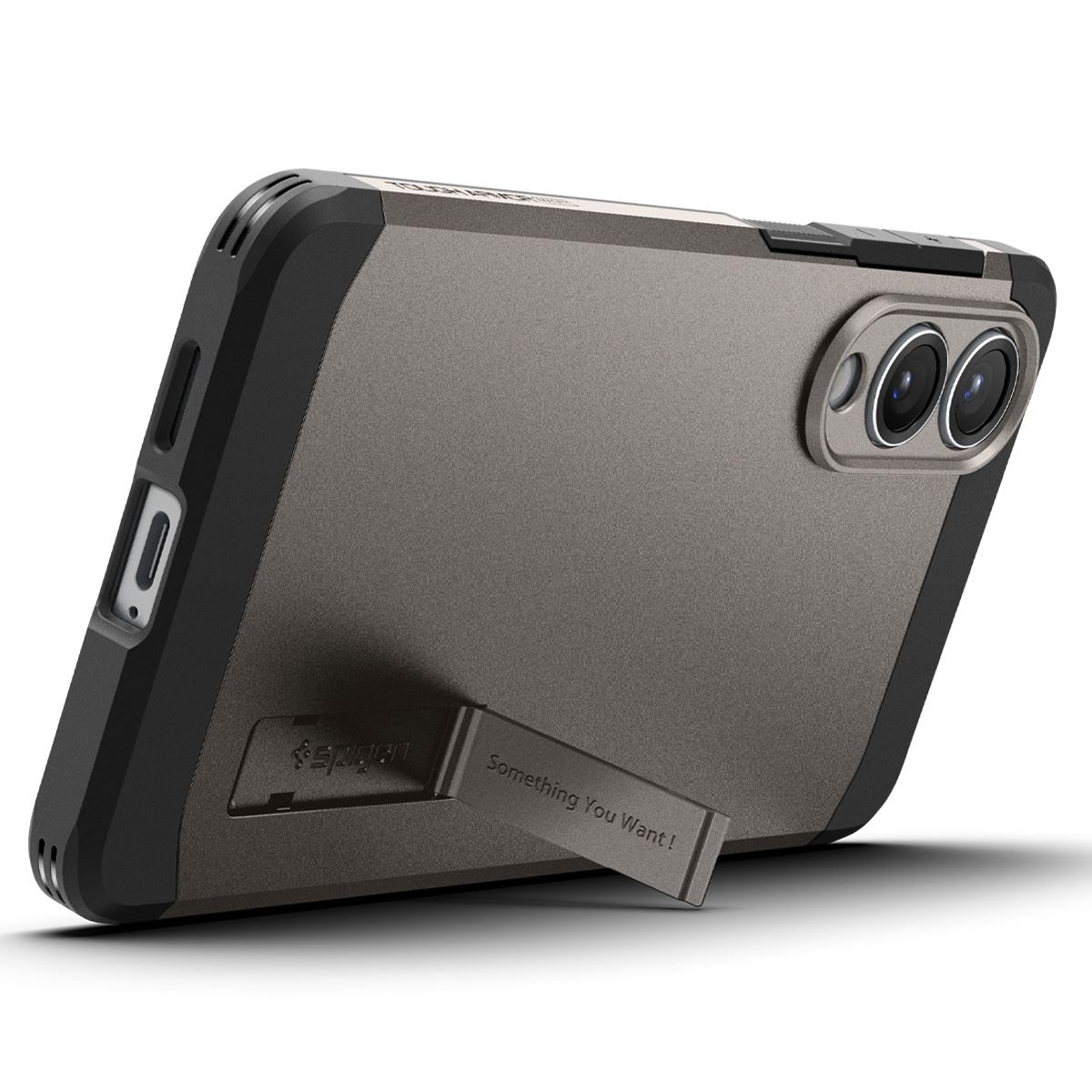 Spigen Tough Armor MagSafe, gunmetal - Samsung Galaxy S25 Edge (9)