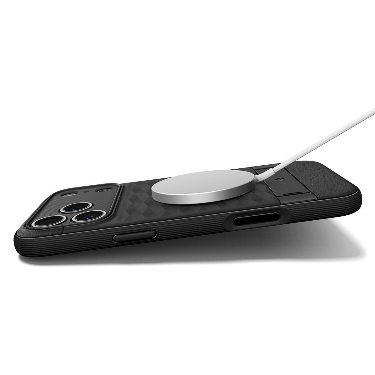 Spigen Parallax S MagSafe, matte black - iPhone 17 Pro Max (10)