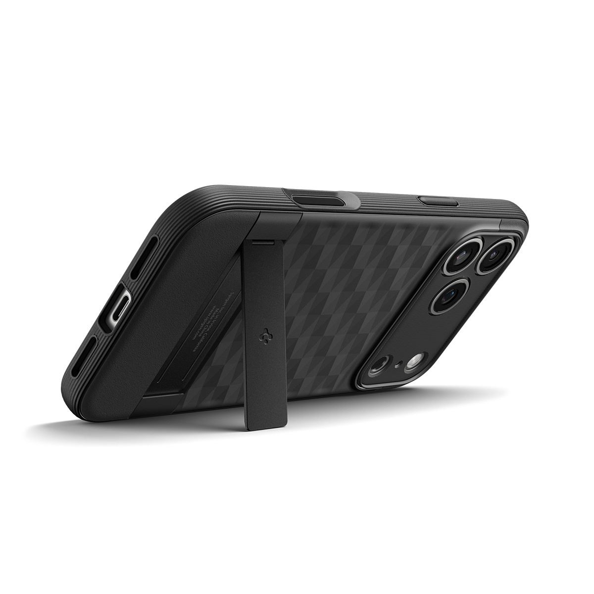 Spigen Parallax S MagSafe, matte black - iPhone 17 Pro Max (12)