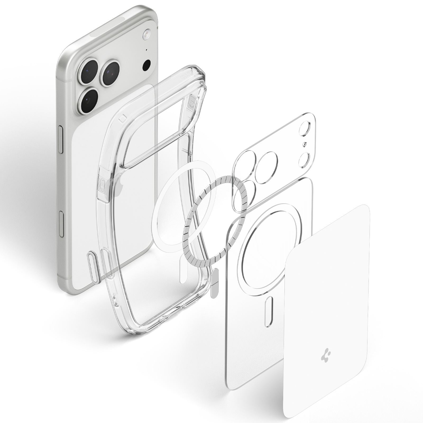 Spigen Ultra Hybrid T MagSafe, glossy white - iPhone 18 Pro Max/17 Pro Max (7)